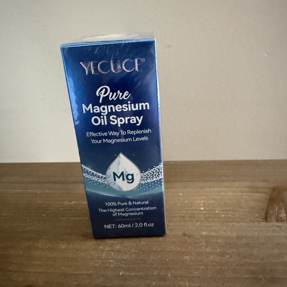 YECUCE - Pure Magnesium Oil Spray - Pure & Natural 2 fl oz - New